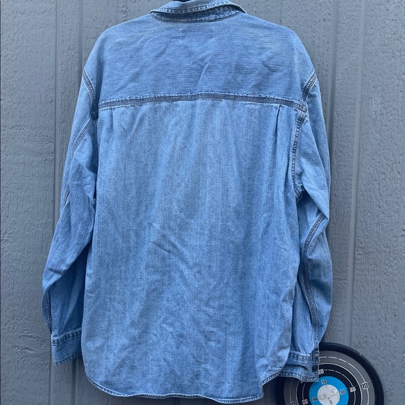 Vintage Levi's Men’s Classic Blue Denim Shirt Size: 2XL - Picture 10 of 12